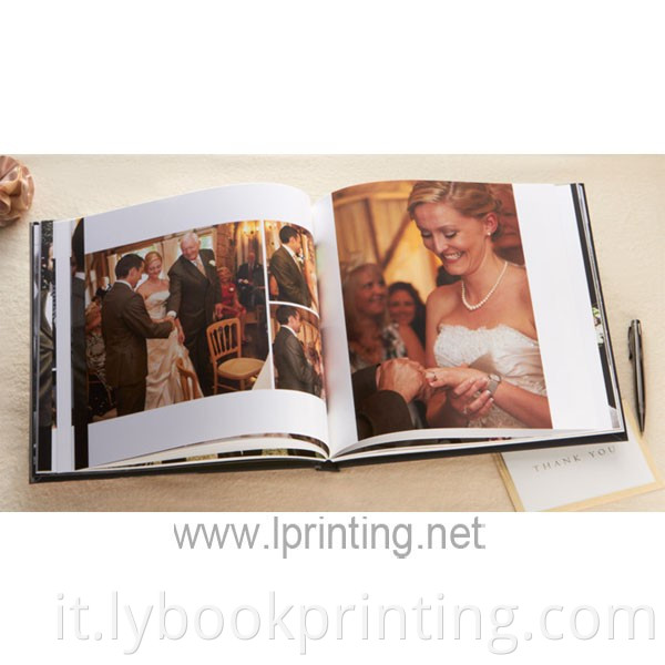 Libro fotografico con copertina rigida di buona qualità e stampa fotografica softcover